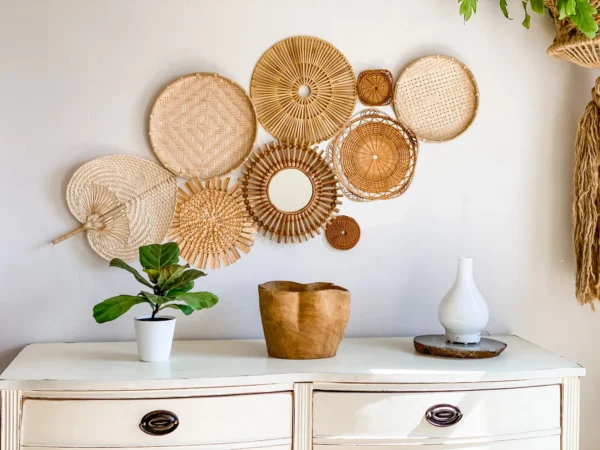 Seagrass Wicker Rattan Wall Hanging Decor